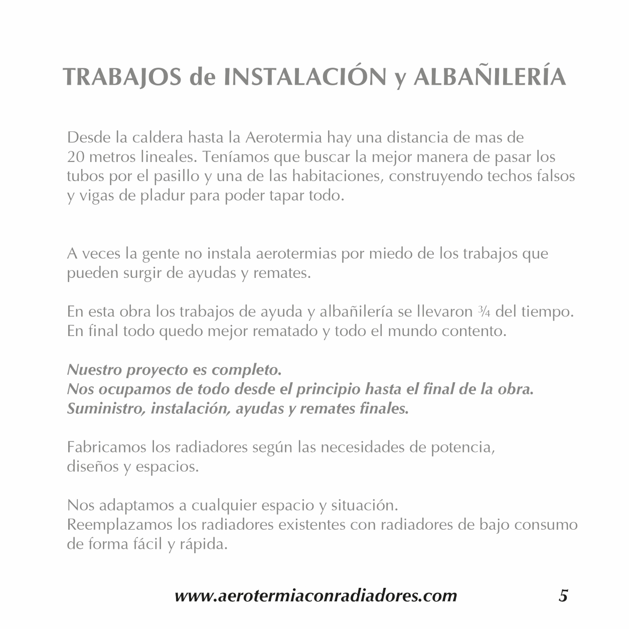 5 Domusa 8 kw piso